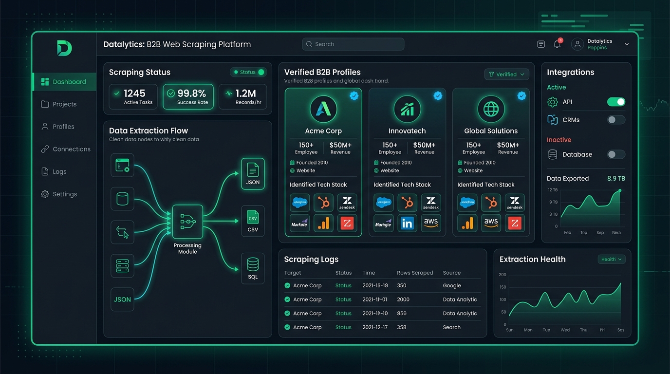 A clear, screen-by-screen 8th-grade guide to scraping B2B websites, avoiding bot bans, and detecting 150+ software technologies with Cruson.